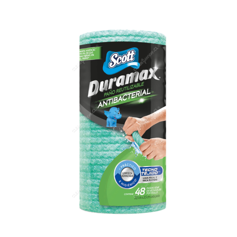 Paño Multiuso Antibacterial Rollo Scott