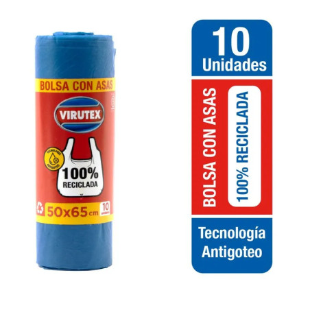 Bolsa Virutex con Asas 50 x 65 - 10 Und