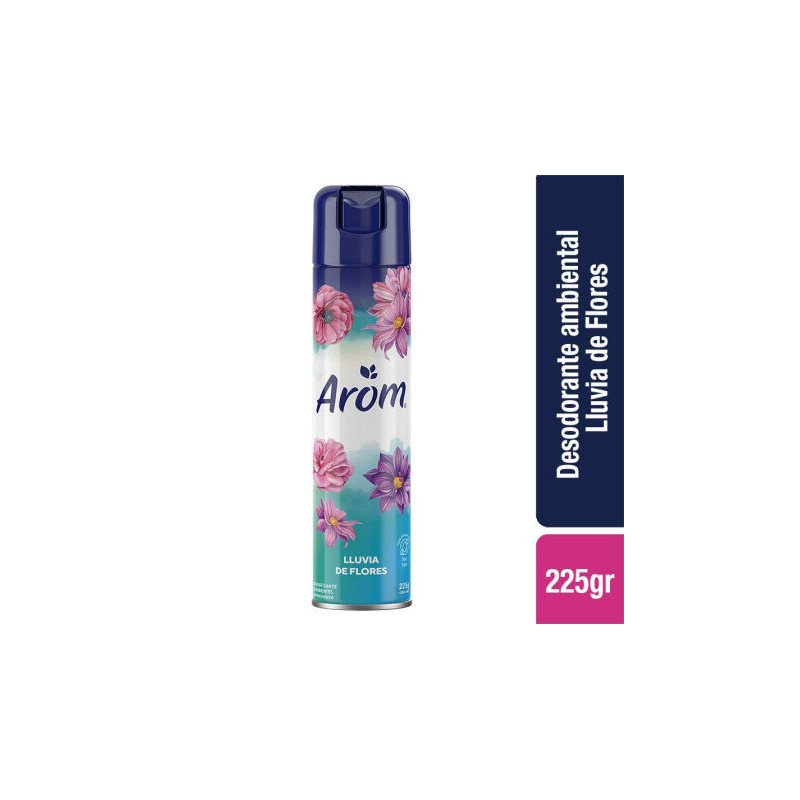 Desodorante Ambiental Arom Lluvia de Flores 225gr