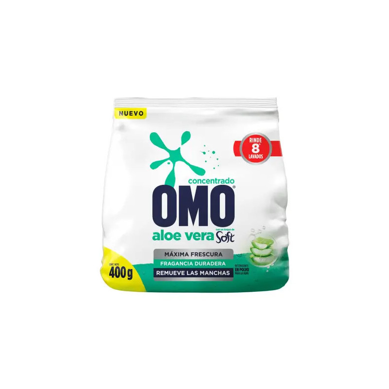 Detergente Omo Matic Polvo Soft Aloe Vera