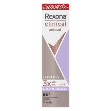 Desodorante Clinical en Aerosol Xtra Dry 150 ml