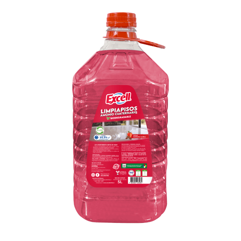 Limpia Pisos Excell Manzana Canela 5 Lts