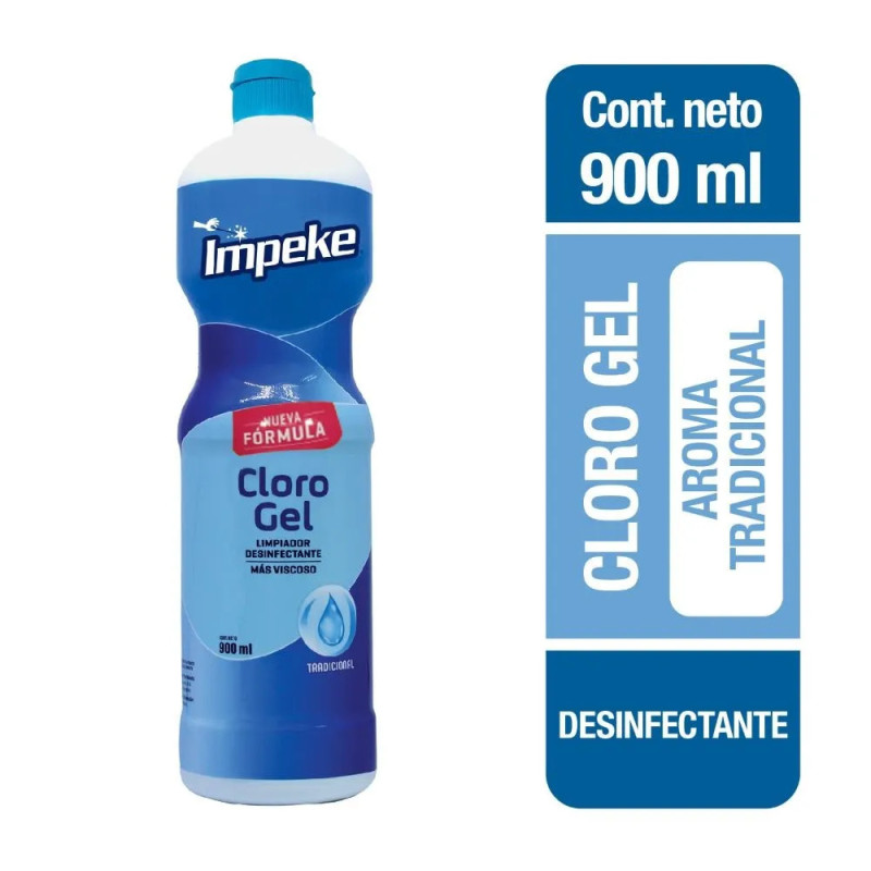 Cloro gel Impeke tradicional 900CC