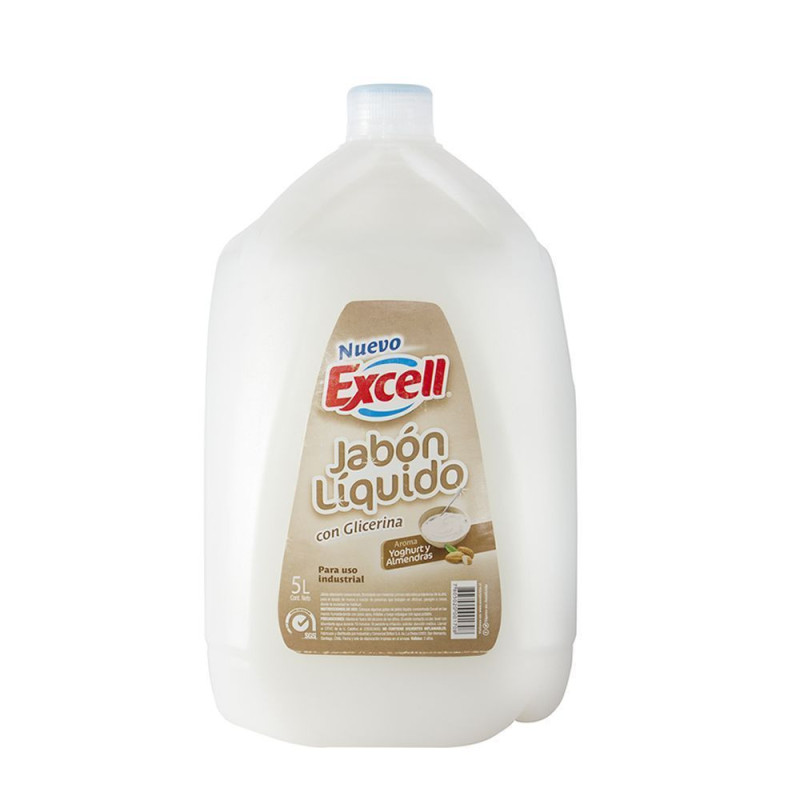 Jabon Liquido Yoghurt y Almendras 5 Lts Excell